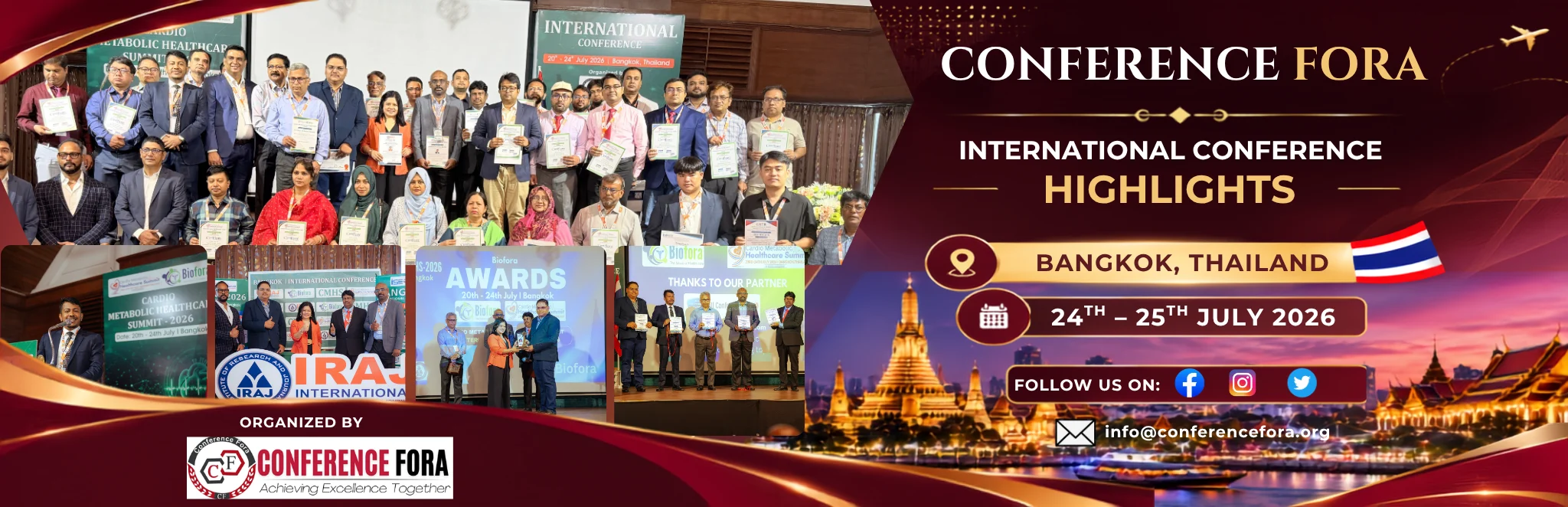 Conference Fora international conference banner
